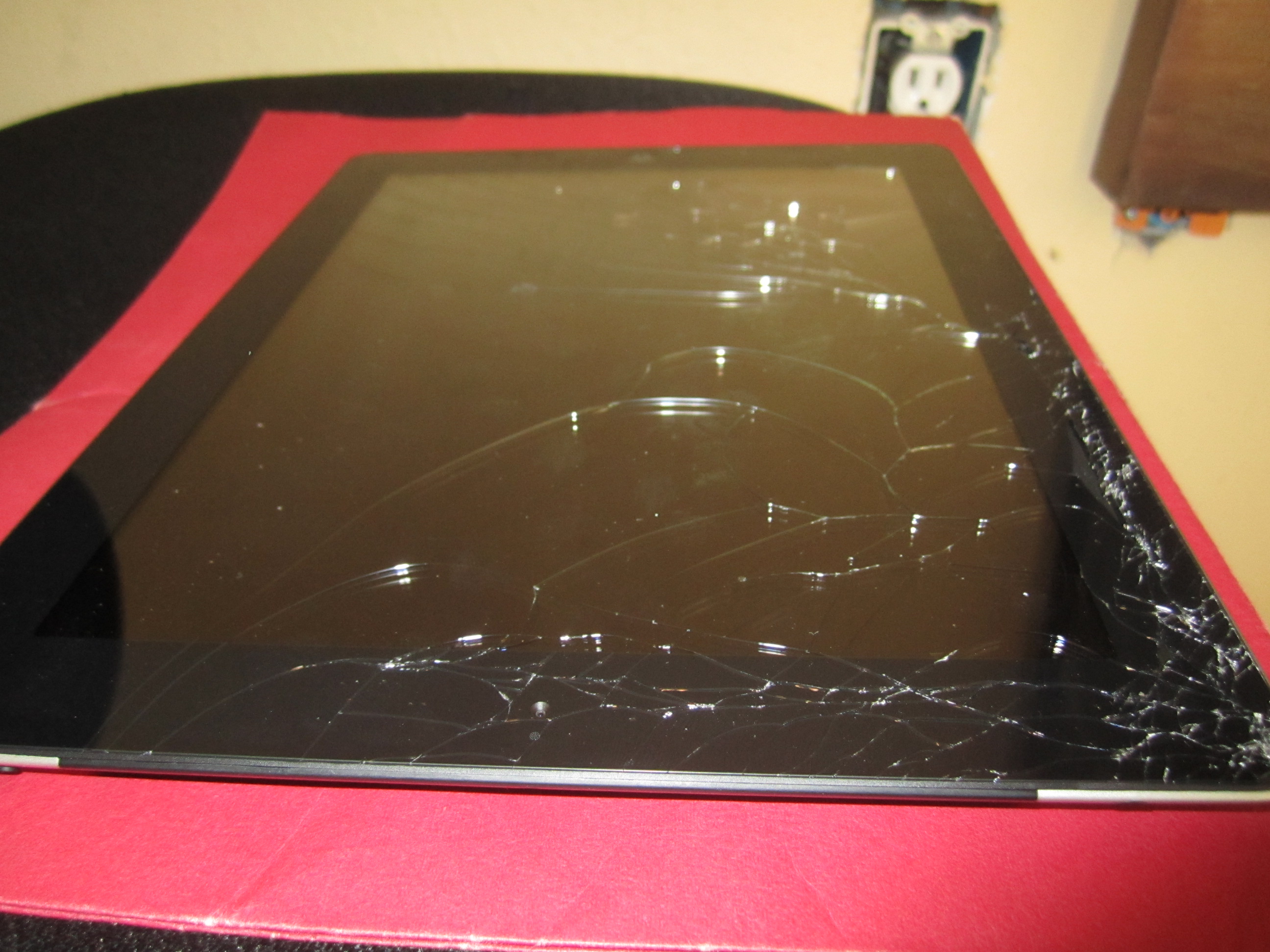 Ipad 2 Glass Screen Cracked