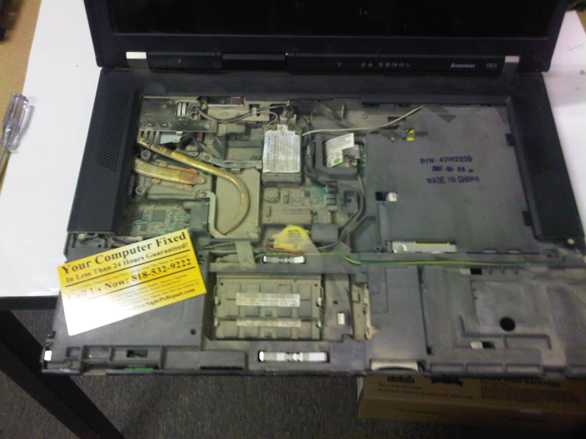Uoverensstemmelse Døde i verden Stol Lenovo R61 Fan Error and how it was fixed - Computer Repair- Overnight PC  Repair Los Angeles