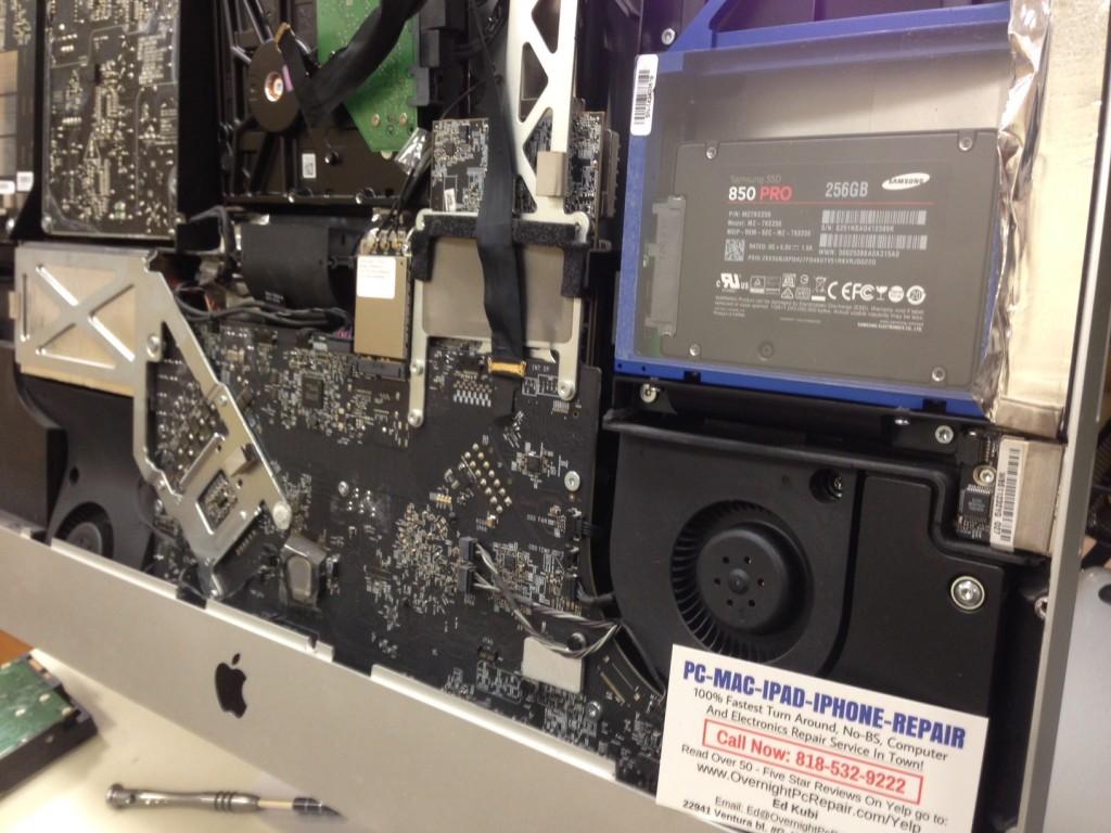 Imac 27 inch a1312 SSD installation Computer Repair Overnight PC